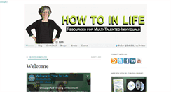 Desktop Screenshot of howtoinlife.com