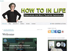 Tablet Screenshot of howtoinlife.com